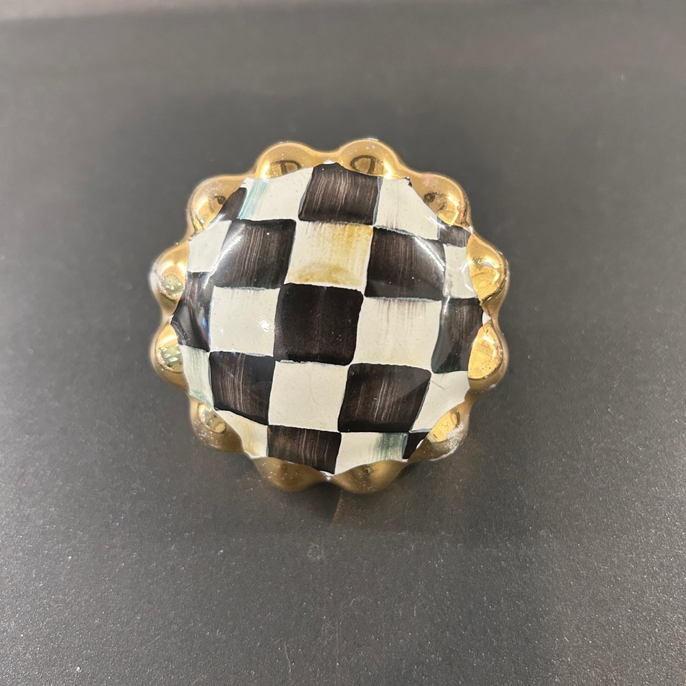 COPY - MacKenzie-Childs Courtney Check Large Round Drawer Pull
